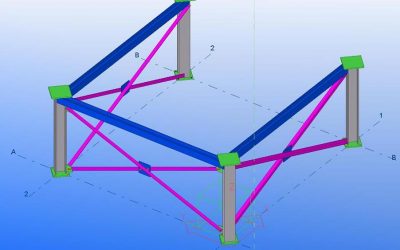 Nota de cálculo de ampliación y elevación de estructura de  tolva de sal en industria química.